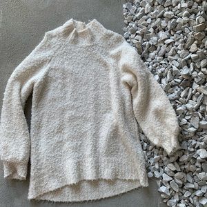 Cozy long fluffy sweater